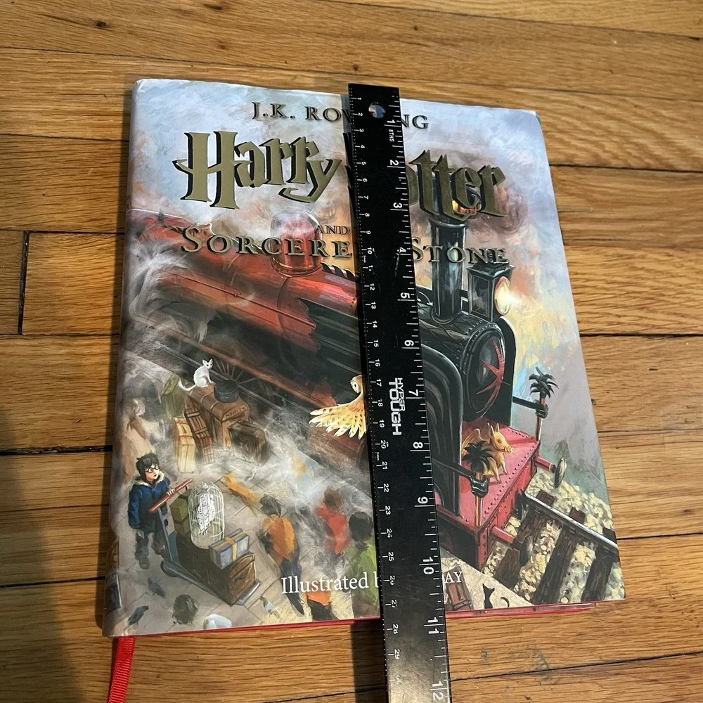 Harry Potter Sorcerers Stone Illustrated By Jim Kay Year 1 Hardcover Jacket